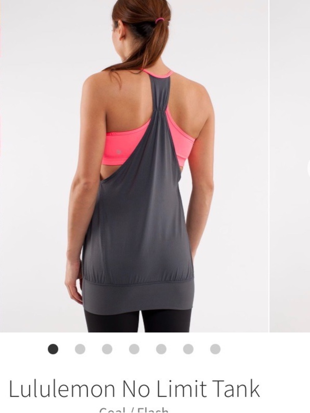 lululemon athletica No Limit Tank Size 8
